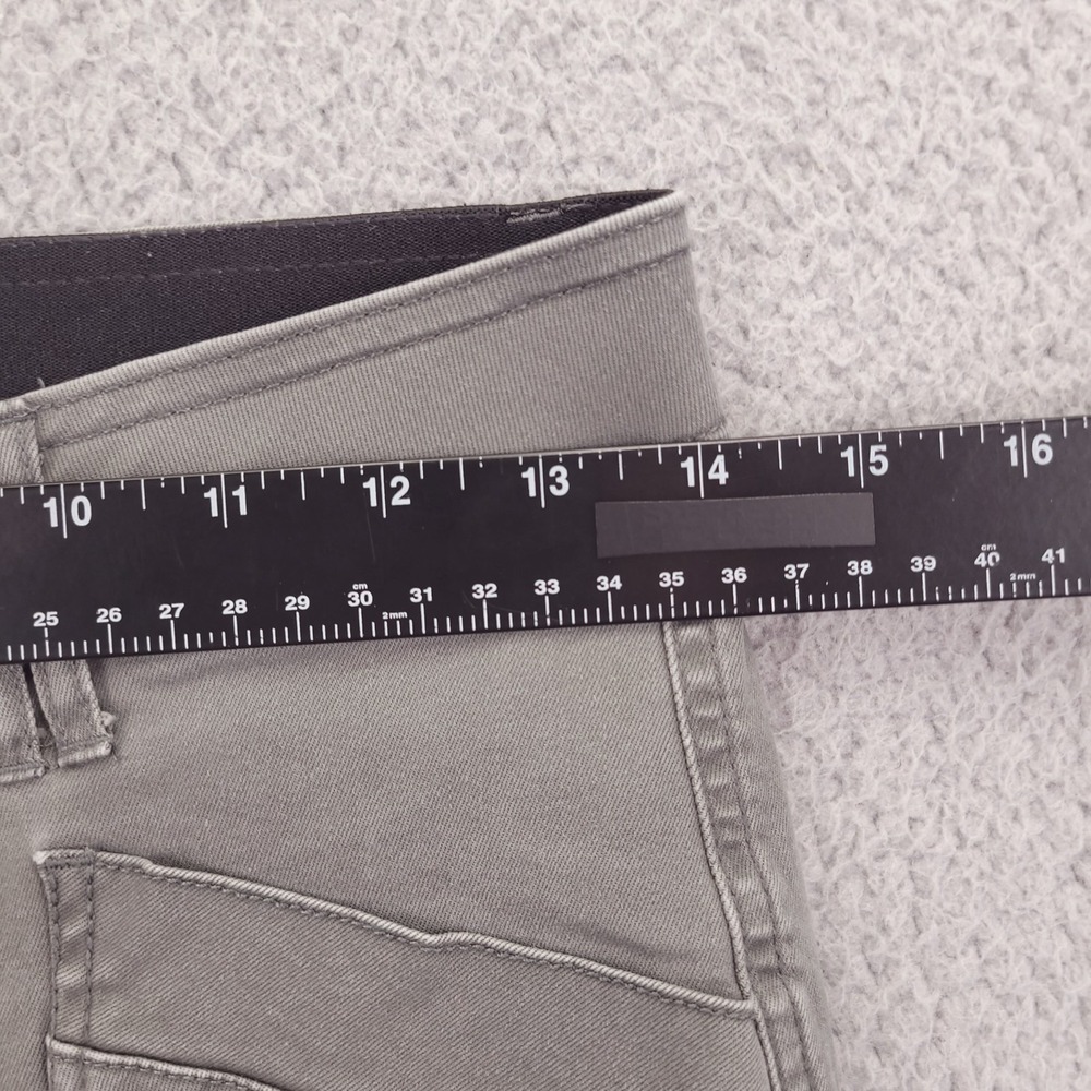 DEMOCRACY Pants Size 4 Gray Mid Rise Roll Cuff Cargo Utility "Ab" Tech - Picture 11 of 16
